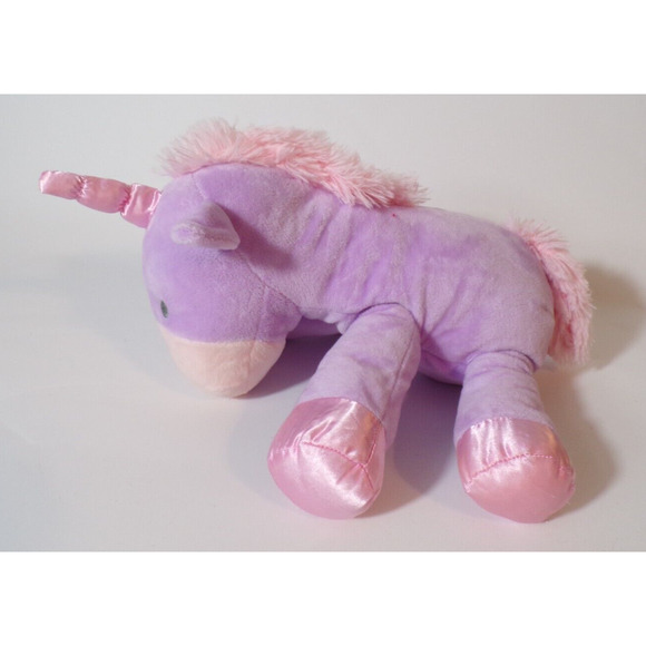 Kellytoy Pink/Purple Unicorn Plush 15” Stuffed Toy Pre-Owned - Picture 2 of 4